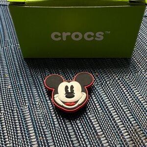 CROCS Mickey Mouse Charm in Black and Red